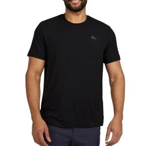 NEW Quiksilver Men's Size S Regular Fit Black T-Shirt Polyester/Spandex